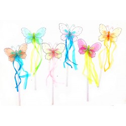 WD29004C-5.5" Sheer Butterfly Wand
